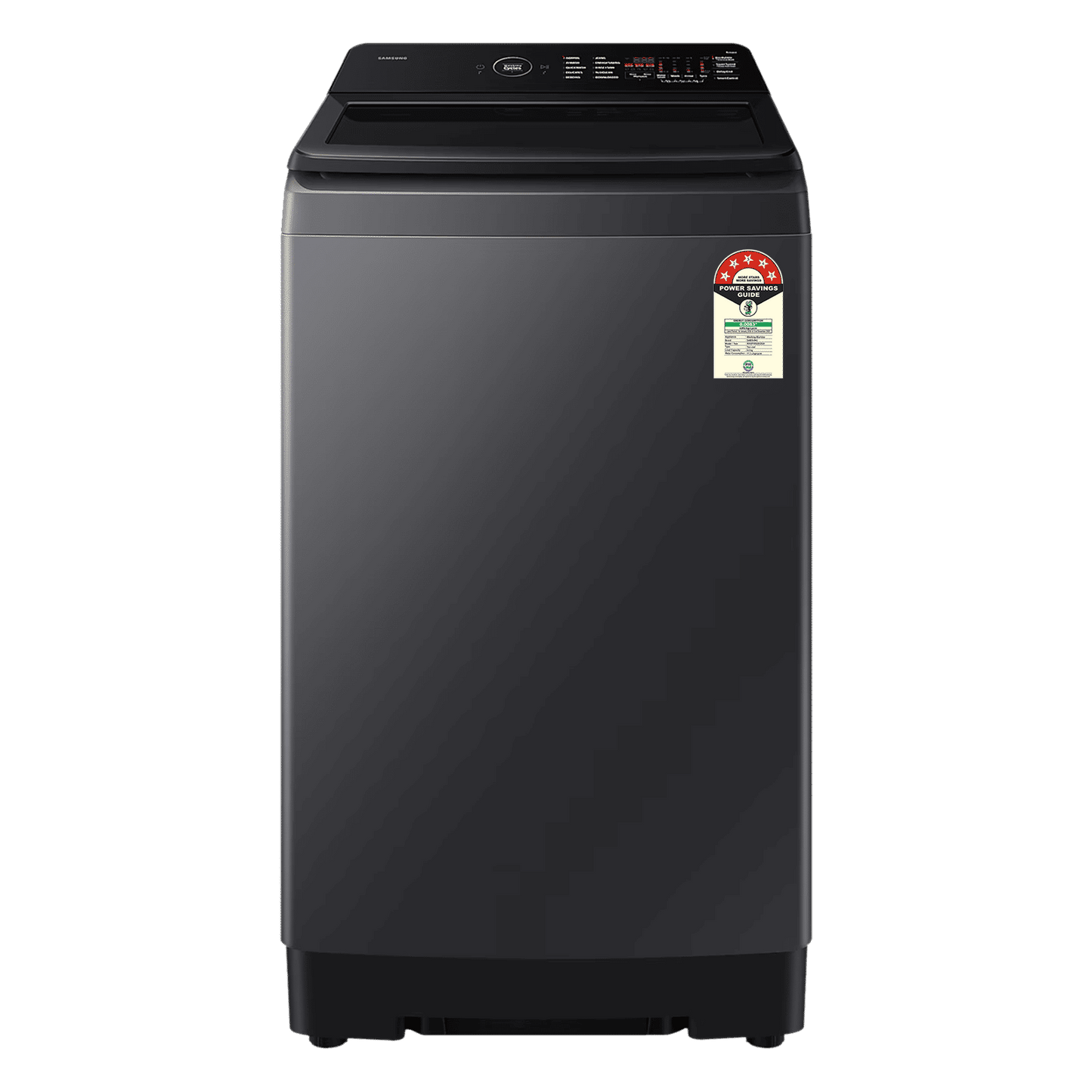 SAMSUNG 8 kg 5 Star Wi-Fi Inverter Fully Automatic Top Load Washing Machine (WA80F08S2BTL, AI VRT+ Technology, Black Caviar)