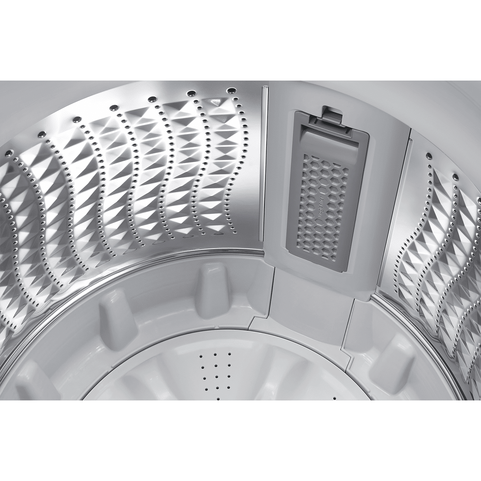 SAMSUNG 8 kg 5 Star Wi-Fi Inverter Fully Automatic Top Load Washing Machine (WA80F08B3BTL, AI VRT+ Technology, Black Caviar)