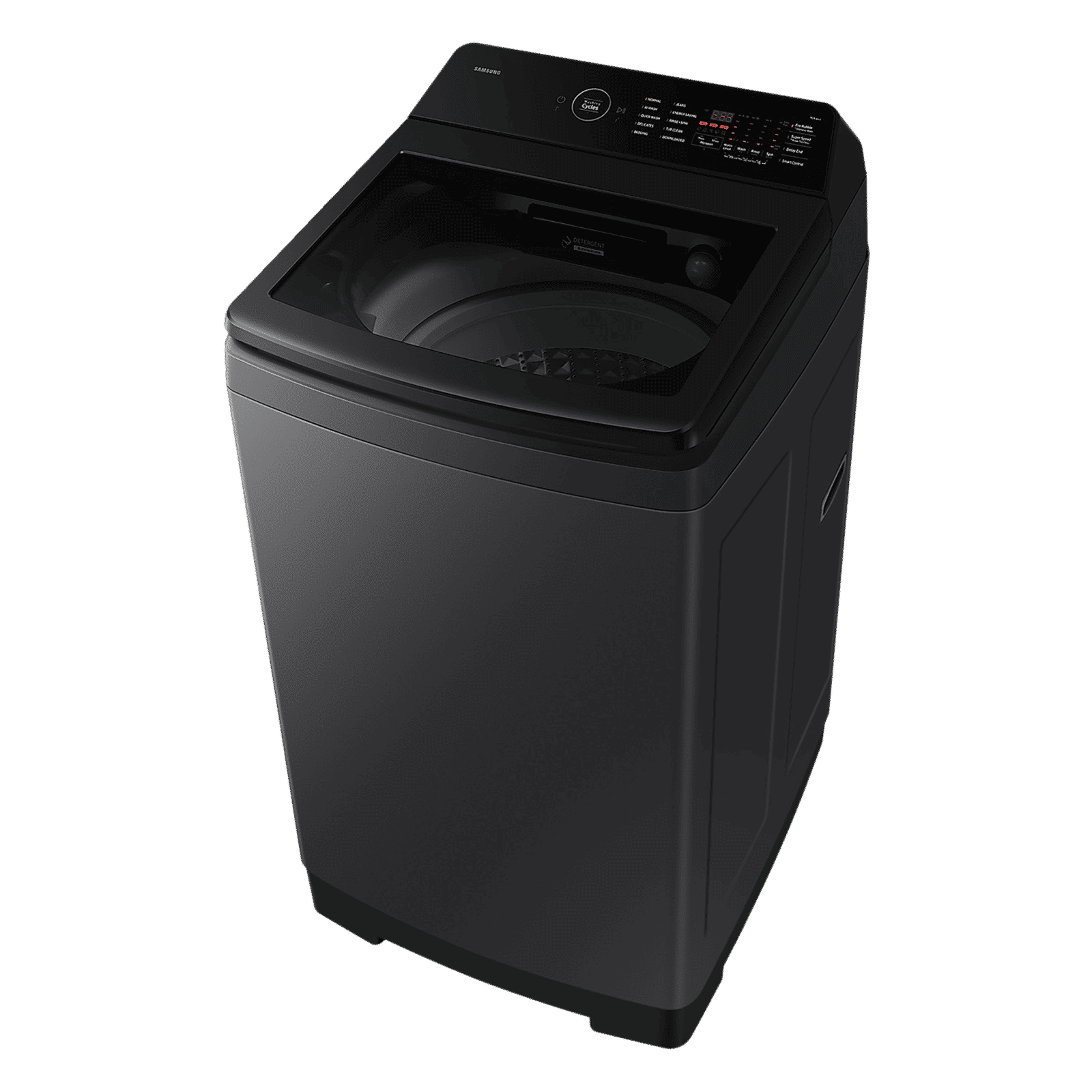 SAMSUNG 8 kg 5 Star Wi-Fi Inverter Fully Automatic Top Load Washing Machine (WA80F08B3BTL, AI VRT+ Technology, Black Caviar)