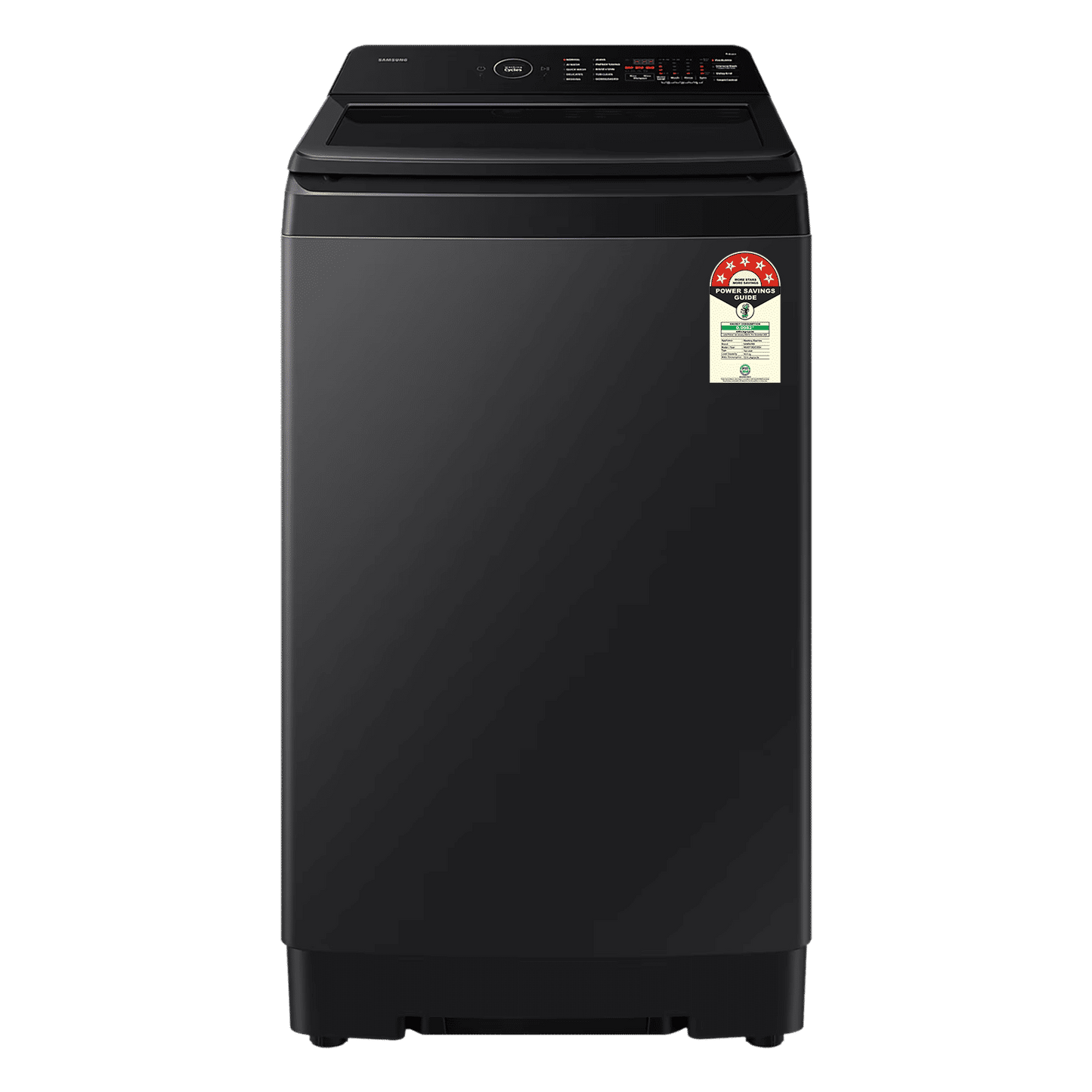 SAMSUNG 10 kg 5 Star Wi-Fi Inverter Fully Automatic Top Load Washing Machine (WA80F10E2CTL, AI VRT+ Technology, Deep Charcoal)