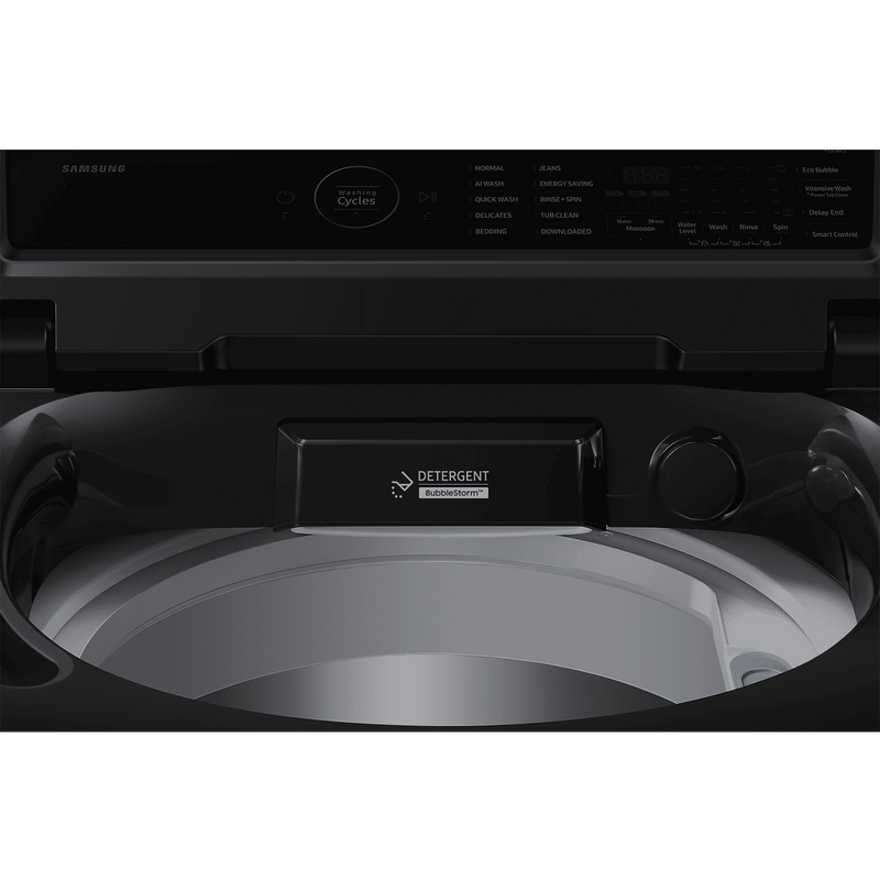 SAMSUNG 10 kg 5 Star Wi-Fi Inverter Fully Automatic Top Load Washing Machine (WA80F10E2CTL, AI VRT+ Technology, Deep Charcoal)