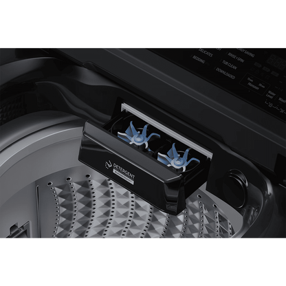 SAMSUNG 10 kg 5 Star Wi-Fi Inverter Fully Automatic Top Load Washing Machine (WA80F10E2CTL, AI VRT+ Technology, Deep Charcoal)
