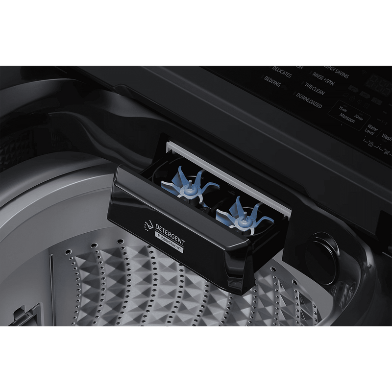 SAMSUNG 10 kg 5 Star Wi-Fi Inverter Fully Automatic Top Load Washing Machine (WA80F10E2CTL, AI VRT+ Technology, Deep Charcoal)