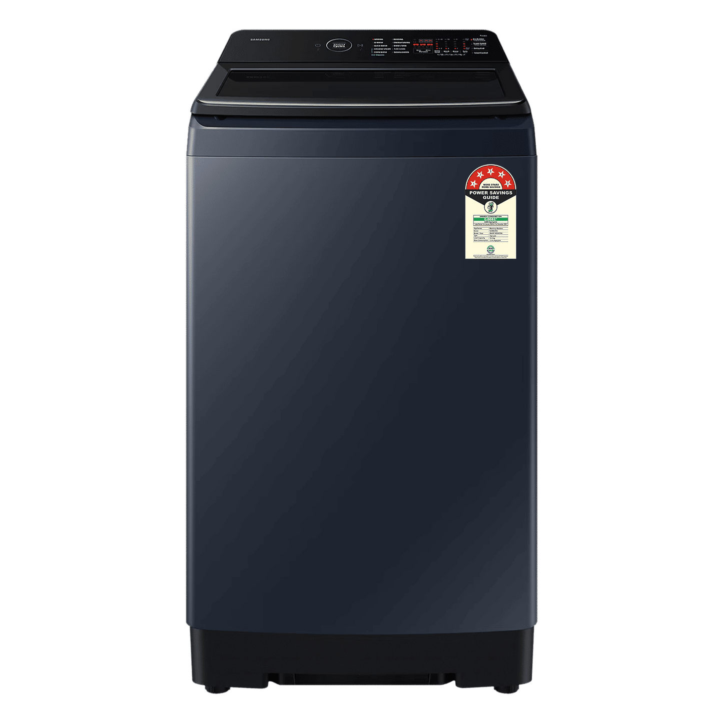 SAMSUNG 10 kg 5 Star Wi-Fi Inverter Fully Automatic Top Load Washing Machine (WA80F10B3NTL, AI VRT+ Technology, Brushed Navy)