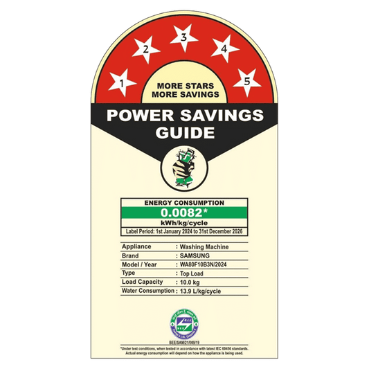 SAMSUNG 10 kg 5 Star Wi-Fi Inverter Fully Automatic Top Load Washing Machine (WA80F10B3NTL, AI VRT+ Technology, Brushed Navy)