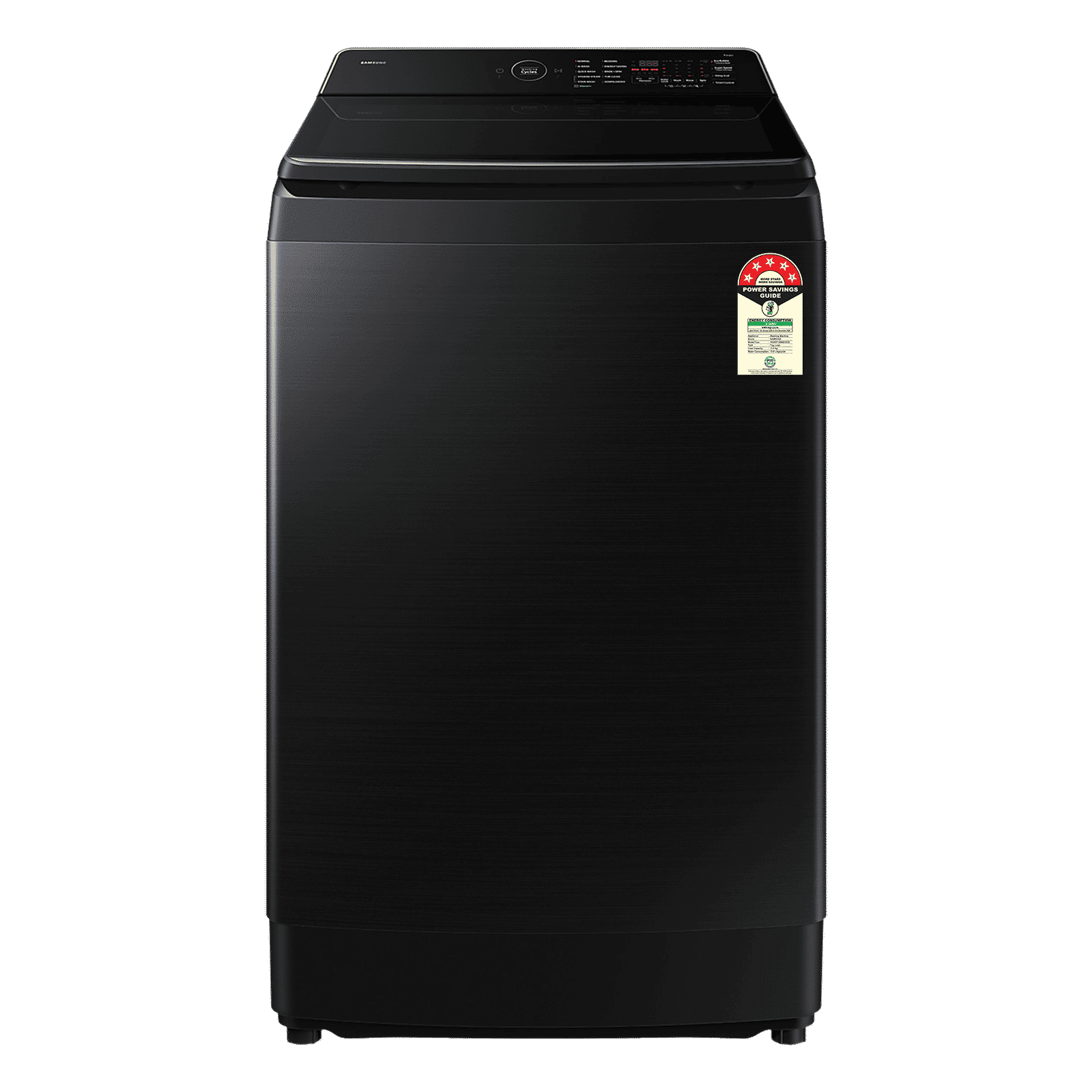 SAMSUNG 12 kg 5 Star Wi-Fi Inverter Fully Automatic Top Load Washing Machine (WA80F12B6BTL, AI VRT+ Technology, Black Caviar)