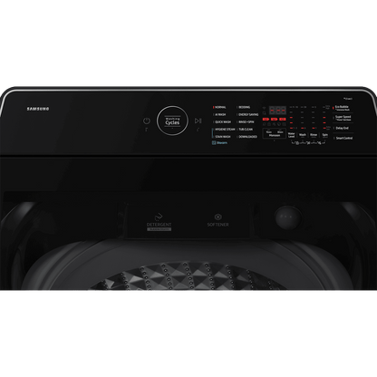 SAMSUNG 12 kg 5 Star Wi-Fi Inverter Fully Automatic Top Load Washing Machine (WA80F12B6BTL, AI VRT+ Technology, Black Caviar)