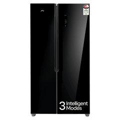 Godrej 600 Litres 3 Star Frost Free Side by Side Refrigerator with Powered By AI (RS EON VELVET 646C RIT, Opera Black)