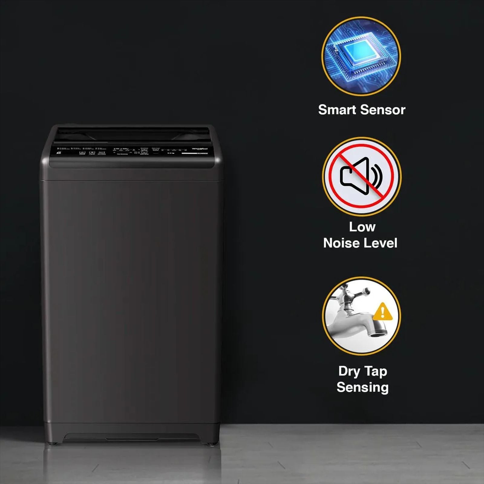 Whirlpool 6.5 kg 5 Star Fully Automatic Top Load Washing Machine (Magic Clean, 31659, 6th Sense Technology, Grey)