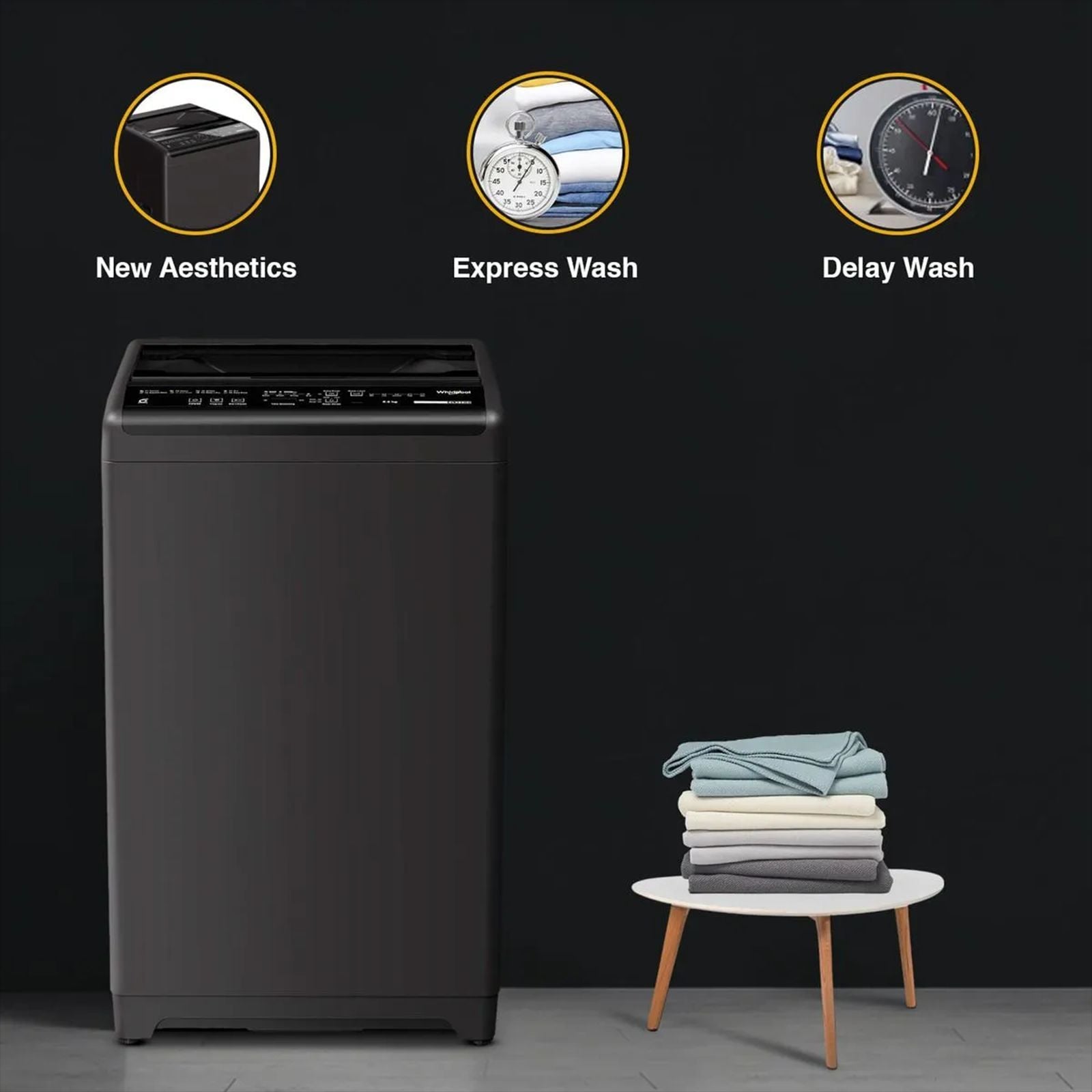 Whirlpool 6.5 kg 5 Star Fully Automatic Top Load Washing Machine (Magic Clean, 31659, 6th Sense Technology, Grey)