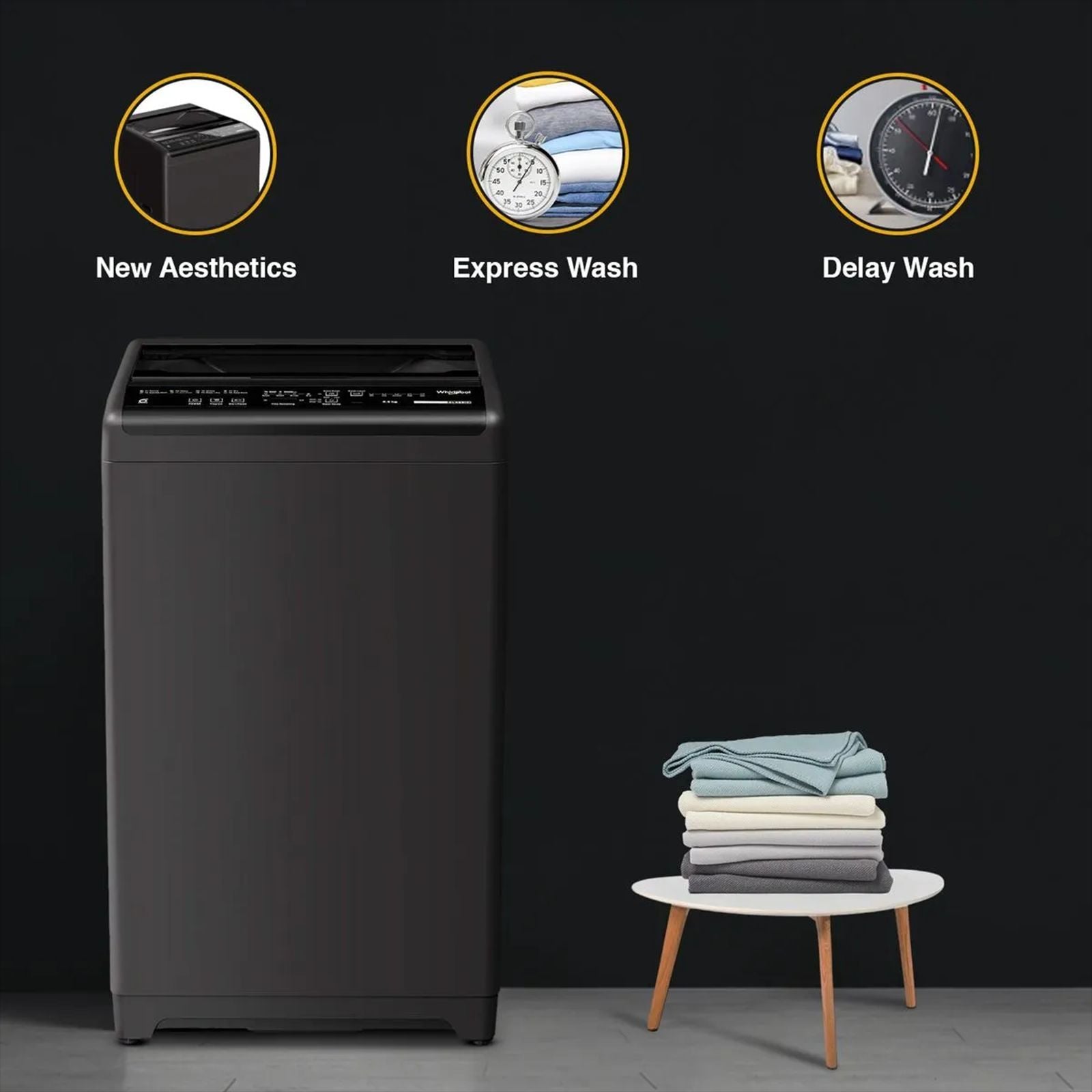 Whirlpool 7.5 kg 5 Star Fully Automatic Top Load Washing Machine (Magic Clean, 31611, 6th Sense Technology, Grey)
