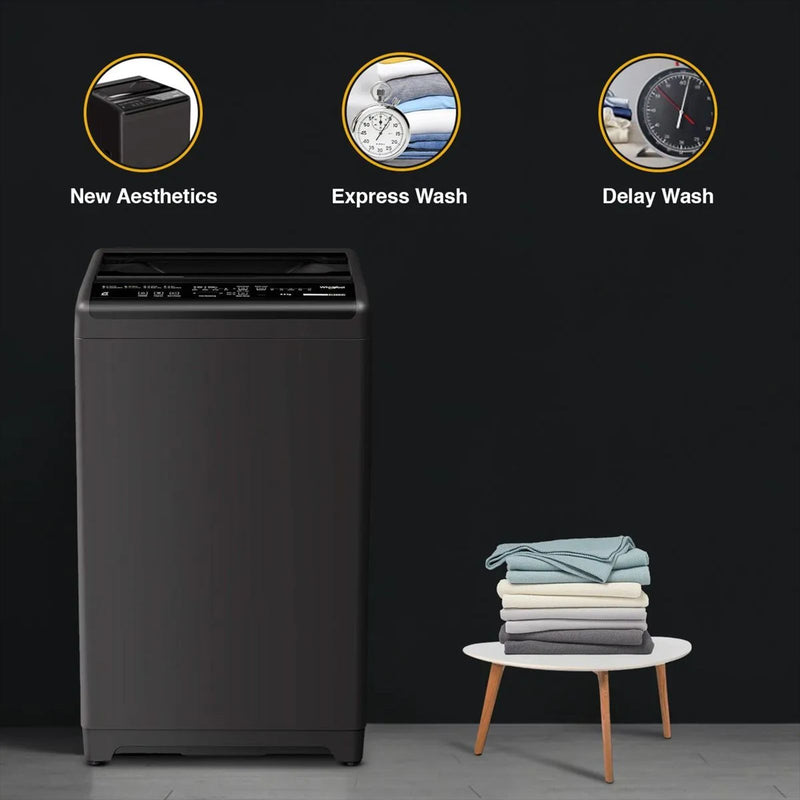 Whirlpool 7.5 kg 5 Star Fully Automatic Top Load Washing Machine (Magic Clean, 31611, 6th Sense Technology, Grey)