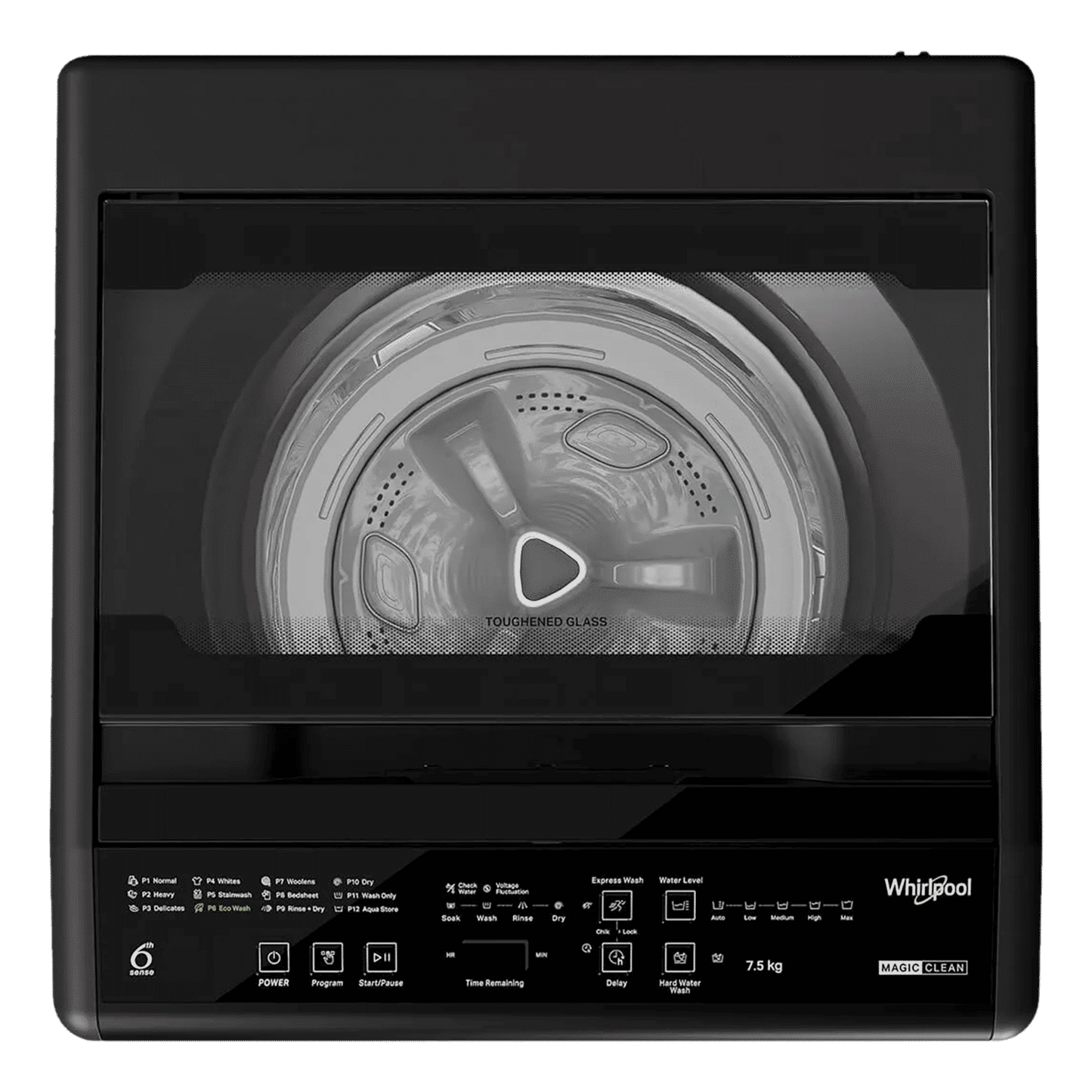 Whirlpool 7.5 kg 5 Star Fully Automatic Top Load Washing Machine (Magic Clean, 31611, 6th Sense Technology, Grey)