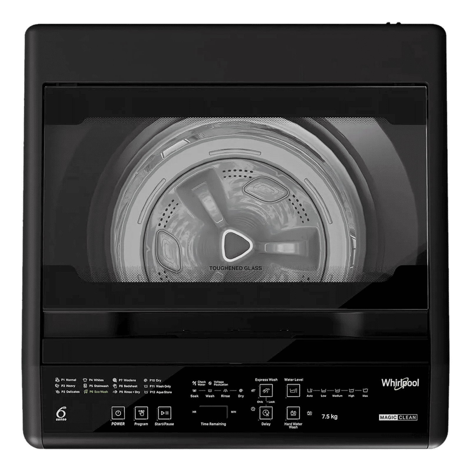 Whirlpool 7.5 kg 5 Star Fully Automatic Top Load Washing Machine (Magic Clean, 31611, 6th Sense Technology, Grey)