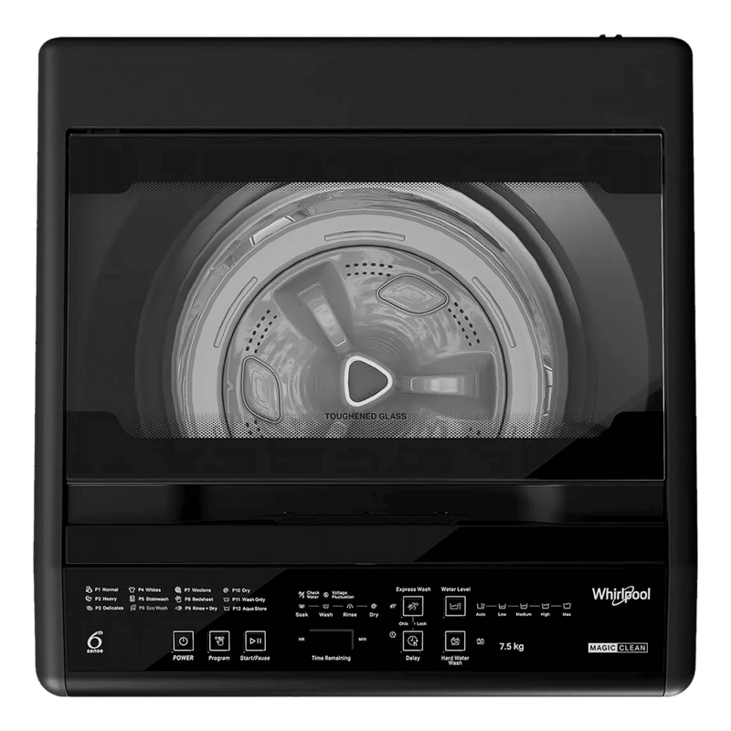 Whirlpool 7.5 kg 5 Star Fully Automatic Top Load Washing Machine (Magic Clean, 31611, 6th Sense Technology, Grey)
