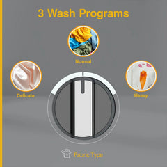 Whirlpool 6.5 kg 5 Star Semi Automatic Washing Machine with In built Scrubber (Magic Clean , 30337, Grey)