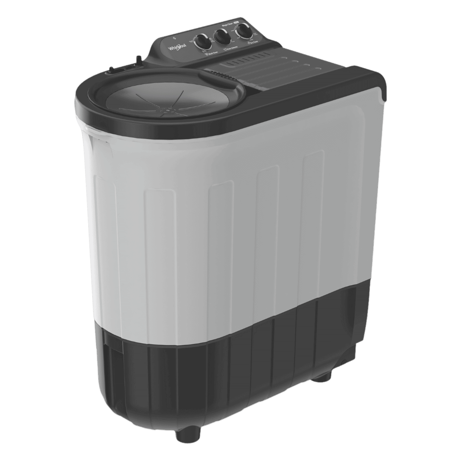 Whirlpool 6.5 kg 5 Star Semi Automatic Washing Machine with In built Scrubber (Magic Clean , 30337, Grey)