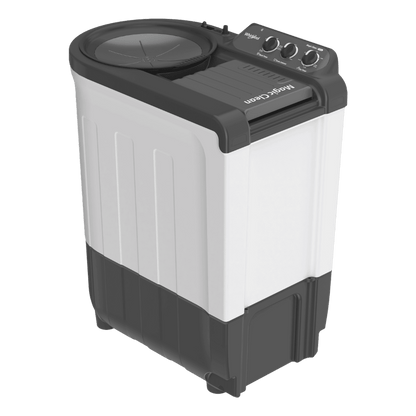 Whirlpool 6.5 kg 5 Star Semi Automatic Washing Machine with In built Scrubber (Magic Clean , 30337, Grey)