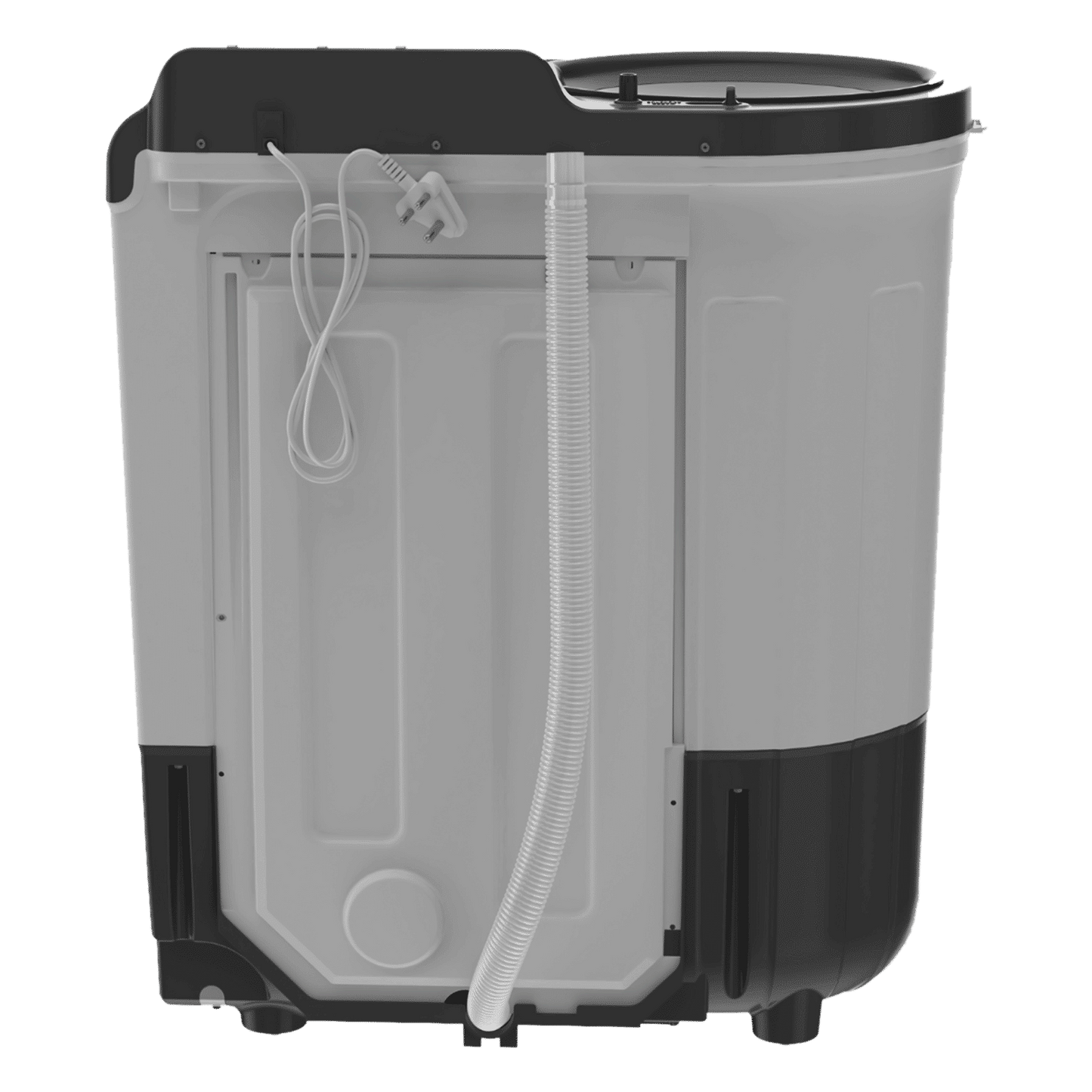 Whirlpool 6.5 kg 5 Star Semi Automatic Washing Machine with In built Scrubber (Magic Clean , 30337, Grey)