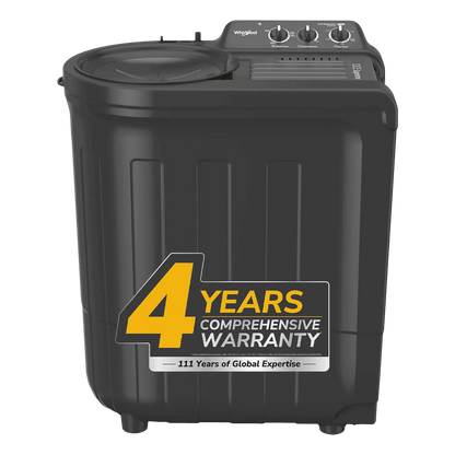 Whirlpool 7.5 kg 5 Star Semi Automatic Washing Machine with In built Scrubber (Magic Clean, 30291, Grey)