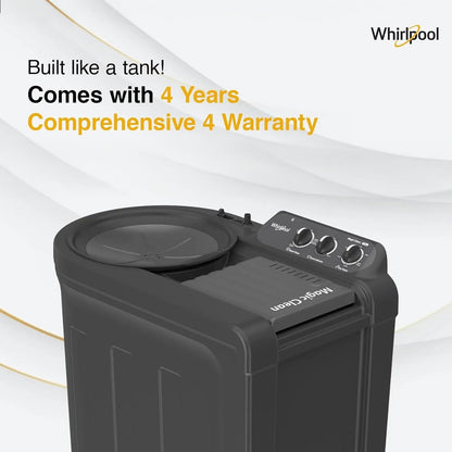 Whirlpool 7.5 kg 5 Star Semi Automatic Washing Machine with In built Scrubber (Magic Clean, 30291, Grey)