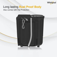 Whirlpool 7.5 kg 5 Star Semi Automatic Washing Machine with In built Scrubber (Magic Clean, 30291, Grey)