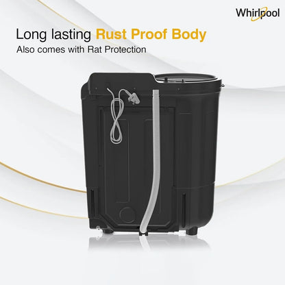 Whirlpool 7.5 kg 5 Star Semi Automatic Washing Machine with In built Scrubber (Magic Clean, 30291, Grey)