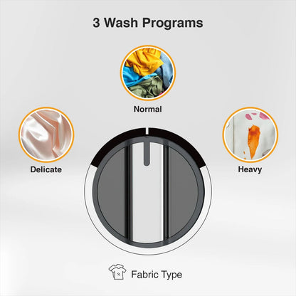 Whirlpool 8.0 kg 5 Star Semi Automatic Washing Machine with In built Scrubber (Magic Clean, 30318, Grey)