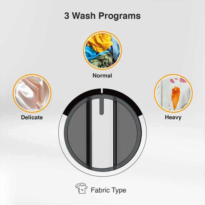 Whirlpool 8.0 kg 5 Star Semi Automatic Washing Machine with In built Scrubber (Magic Clean, 30318, Grey)
