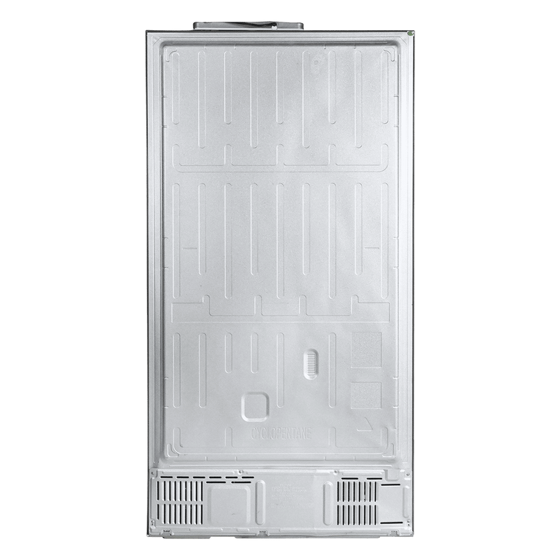 Haier Vogue Series 598 Litres 3 Star Frost Free Side by Side Door Smart Wifi Enabled Refrigerator with Deo Fresh Technology (HRT-683GOGU1, Grey Onyx Glass)