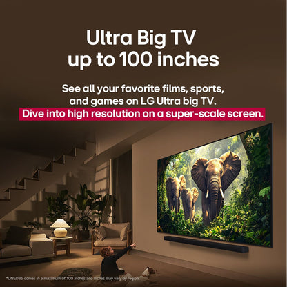LG 139.7 cm (55 inch) 4K QNED Mini LED WebOS TV with Dolby Vision & Dolby Atmos (2025 Model)