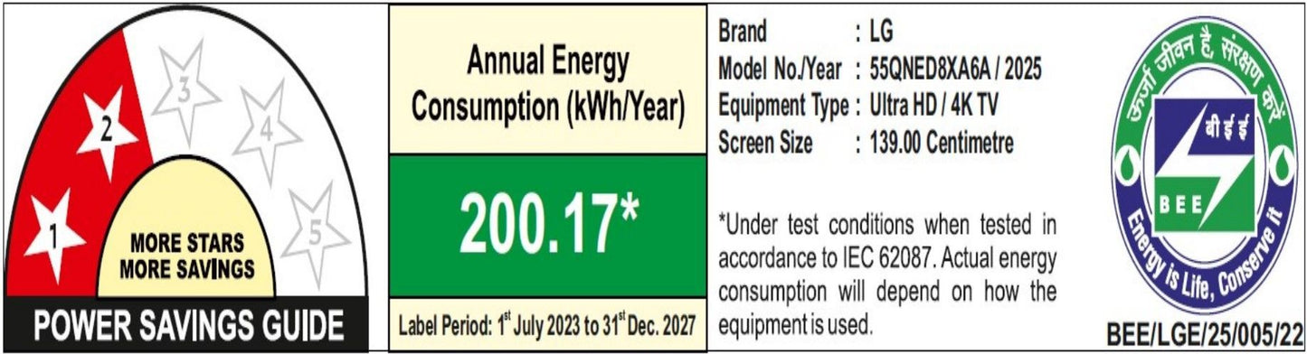 LG 139.7 cm (55 inch) 4K QNED Mini LED WebOS TV with Dolby Vision & Dolby Atmos (2025 Model)