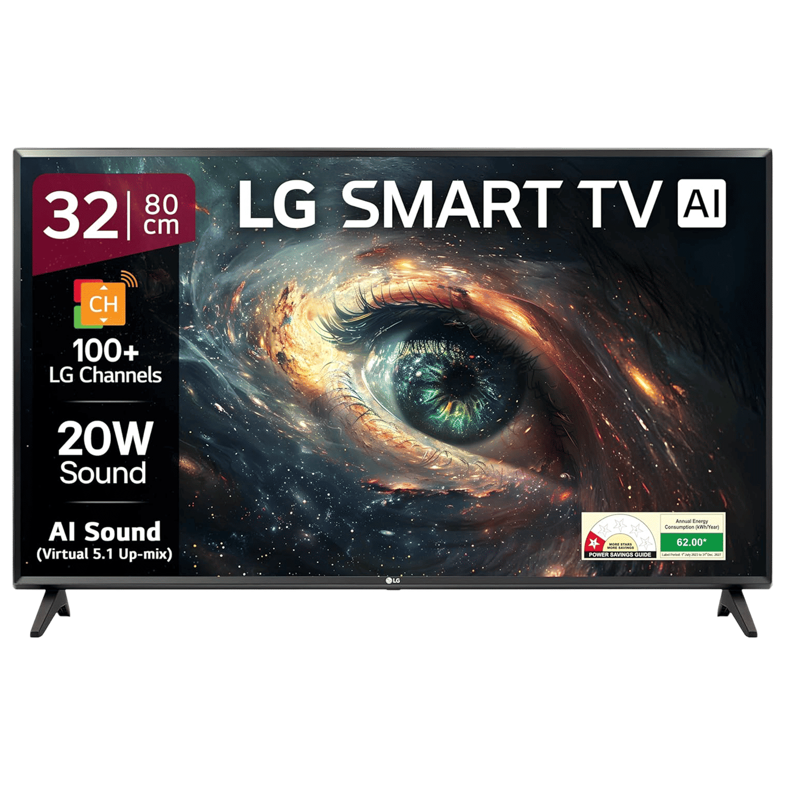 LG 80cm (32 inch) HD LED Smart webOS TV with AI Sound (2025 Model)