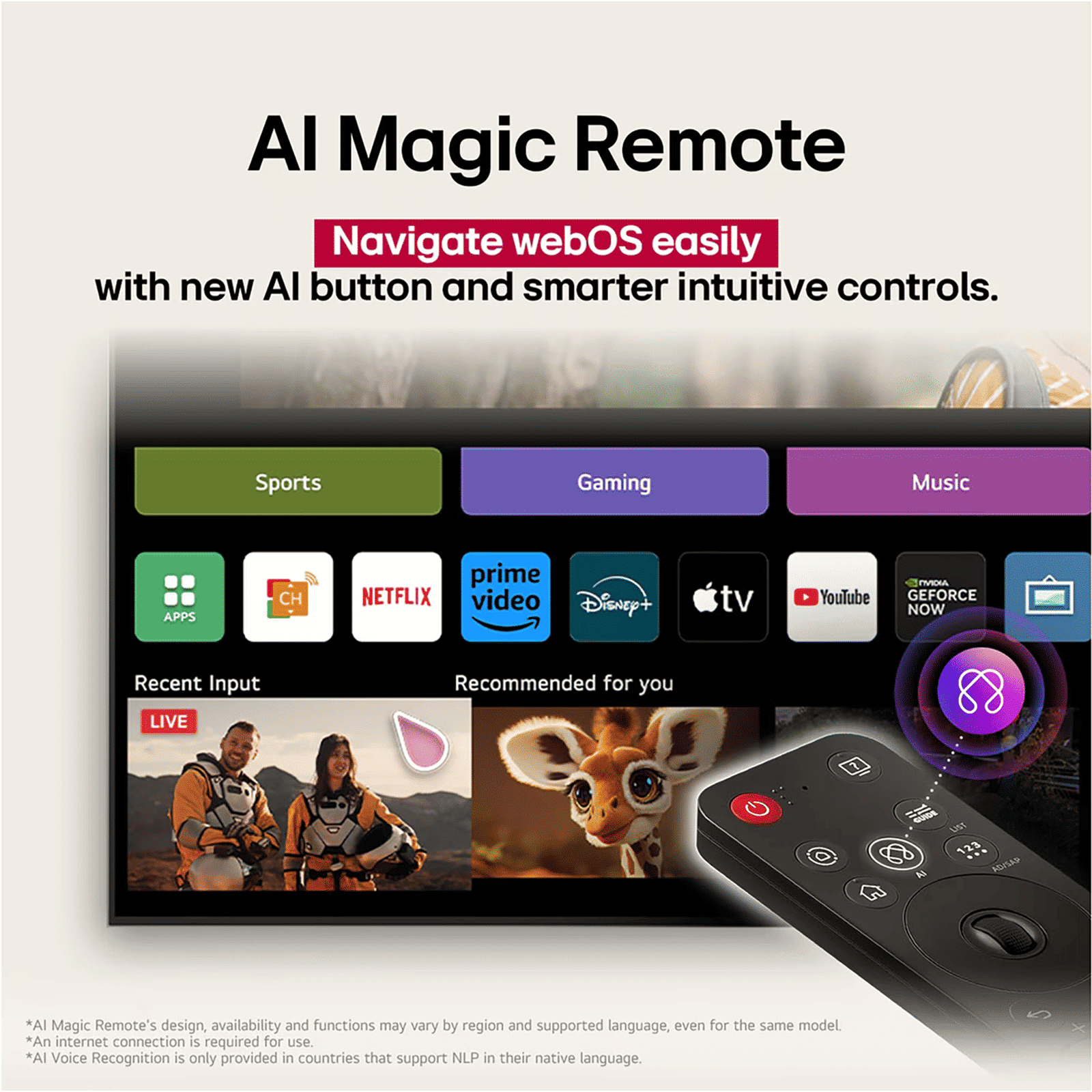 LG UA75 109.22 cm (43 inch) 4K Ultra HD Smart WebOS TV with Google Cast (2025 model)