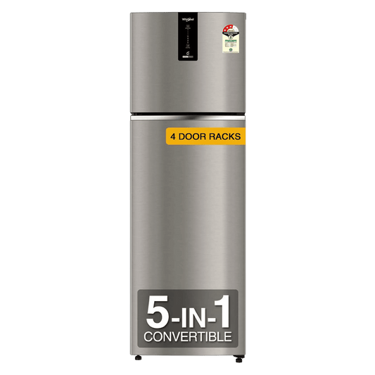 Whirlpool Intellifresh 235 Litres 3 Star Frost Free Double Door Convertible Refrigerator with 6th Sense Technology (22139, Grey)