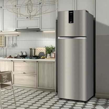 Whirlpool Intellifresh 235 Litres 3 Star Frost Free Double Door Convertible Refrigerator with 6th Sense Technology (22139, Grey)