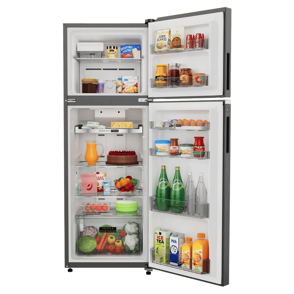 Whirlpool Intellifresh 235 Litres 3 Star Frost Free Double Door Convertible Refrigerator with 6th Sense Technology (22139, Grey)