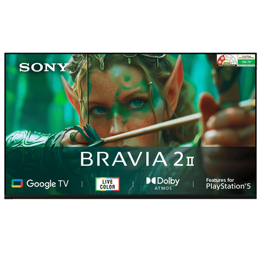 SONY BRAVIA 2 II 139.7 cm (55 inch) 4K Ultra HD LED Smart Google TV with Built- in Chromecast (2025 model)
