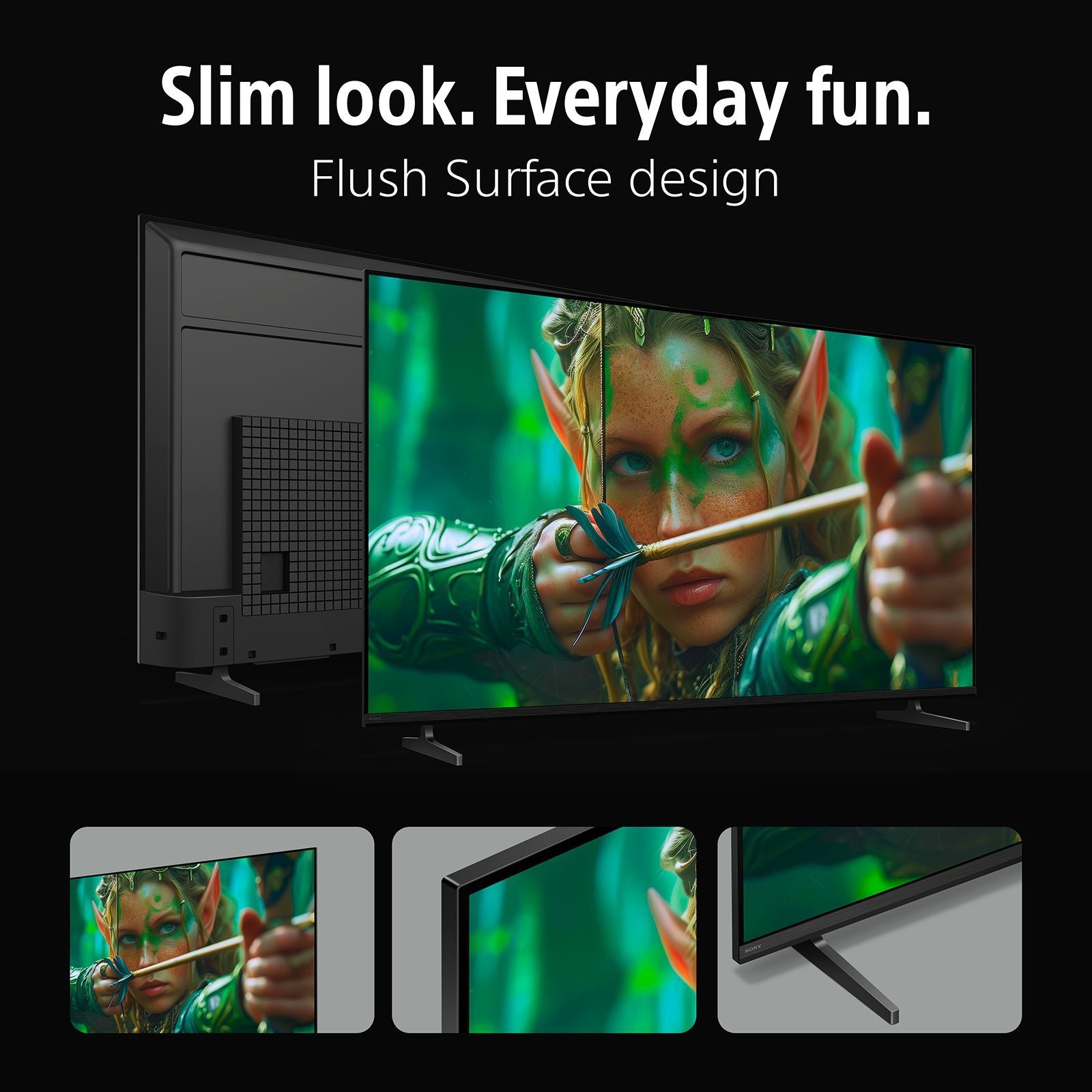 SONY BRAVIA 2 II 139.7 cm (55 inch) 4K Ultra HD LED Smart Google TV with Built- in Chromecast (2025 model)