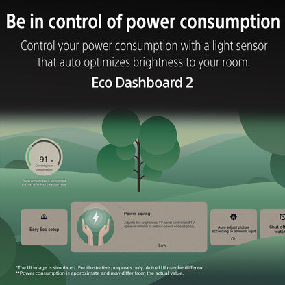 SONY BRAVIA 2 II 139.7 cm (55 inch) 4K Ultra HD LED Smart Google TV with Built- in Chromecast (2025 model)