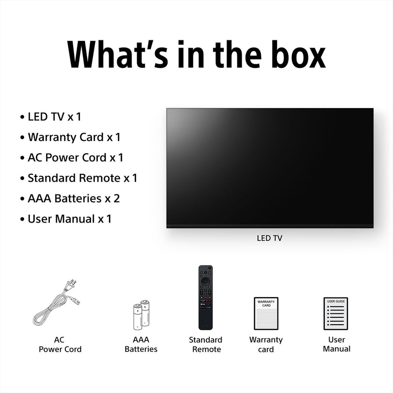 SONY BRAVIA 2 II 139.7 cm (55 inch) 4K Ultra HD LED Smart Google TV with Built- in Chromecast (2025 model)