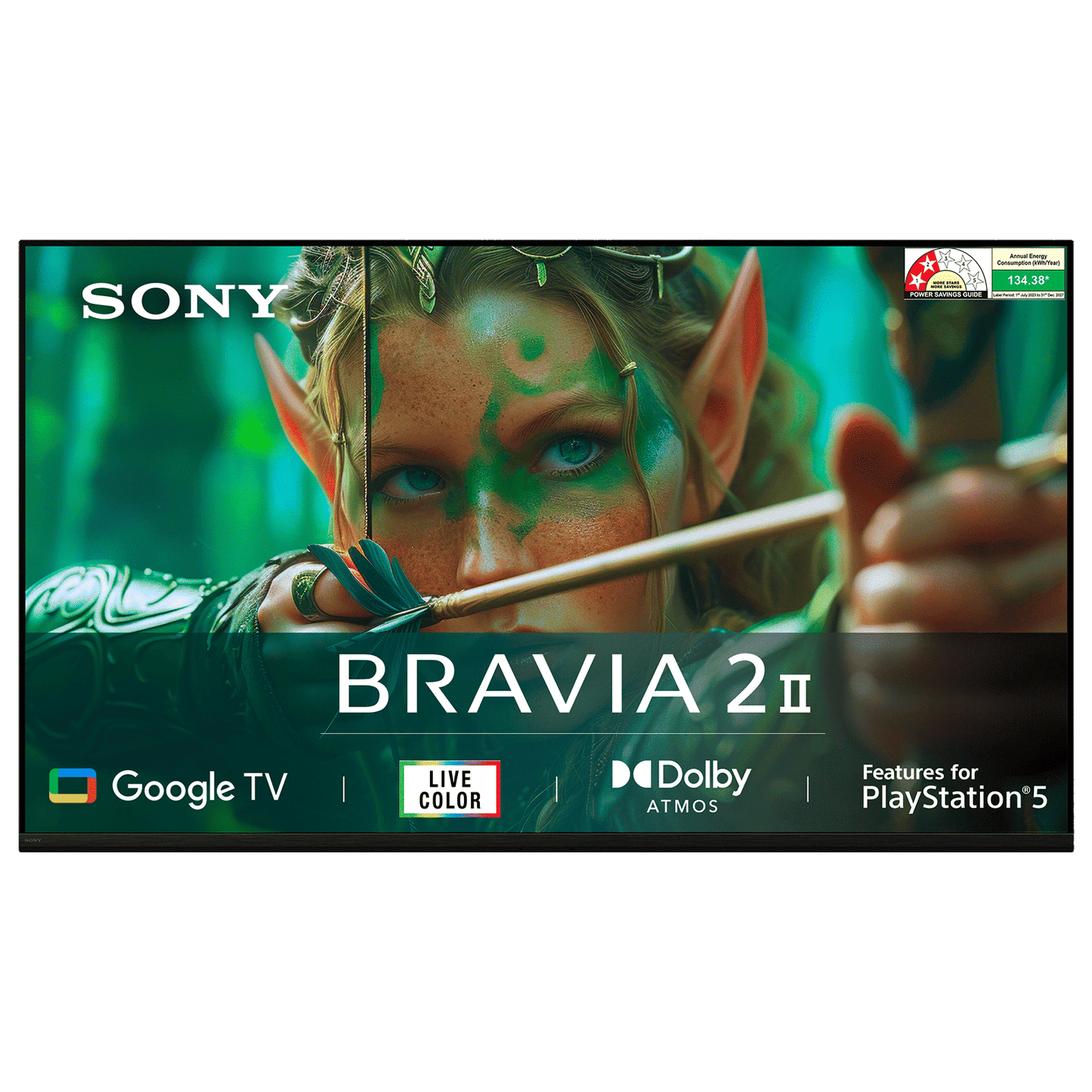 SONY BRAVIA 2 II 109.22 cm (43 inch) 4K Ultra HD LCD Smart Android TV with Built- in Chromecast (2025 model)