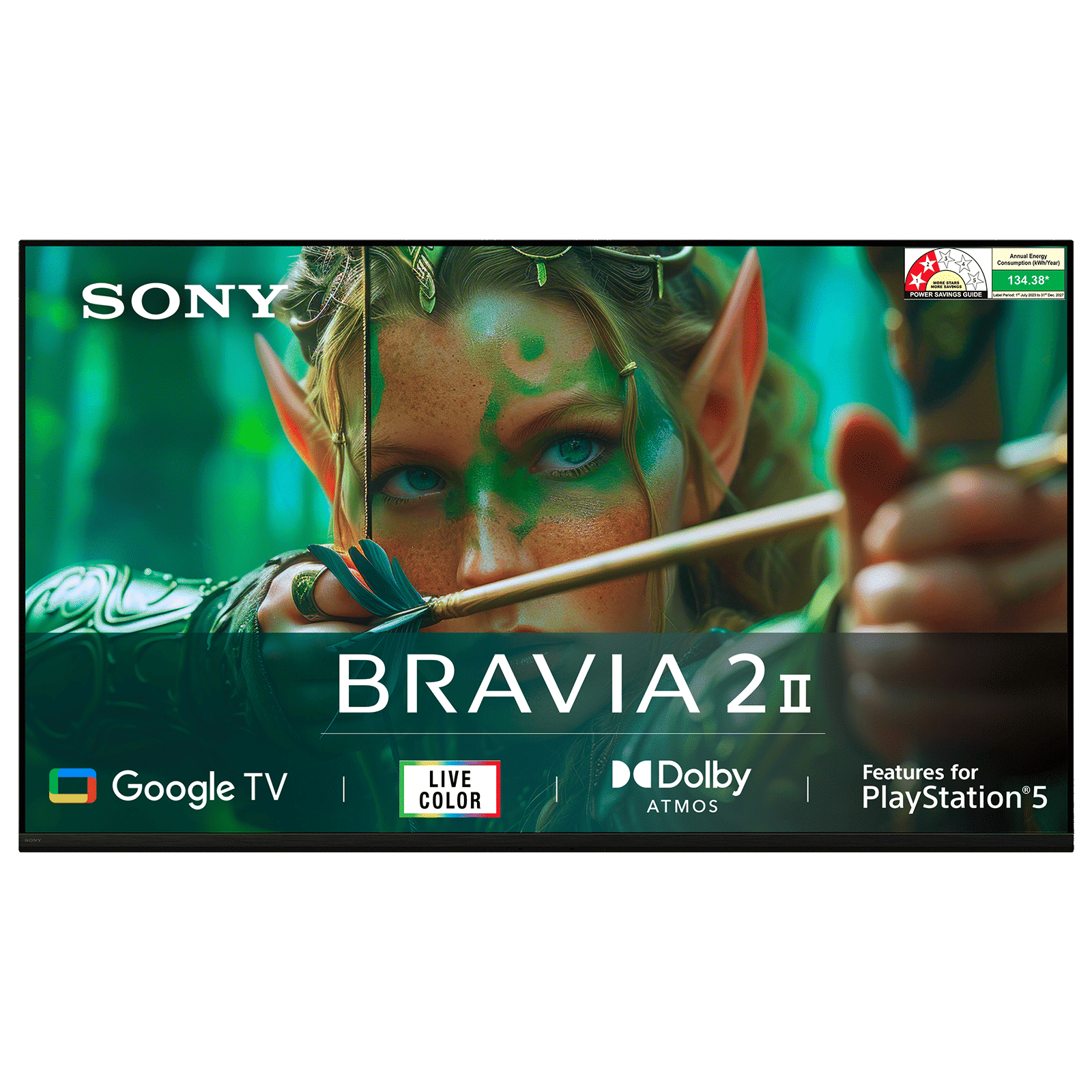 SONY BRAVIA 2 II 109.22 cm (43 inch) 4K Ultra HD LCD Smart Android TV with Built- in Chromecast (2025 model)