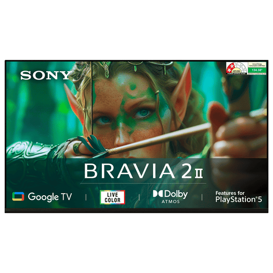 SONY BRAVIA 2 II 109.22 cm (43 inch) 4K Ultra HD LCD Smart Android TV with Built- in Chromecast (2025 model)