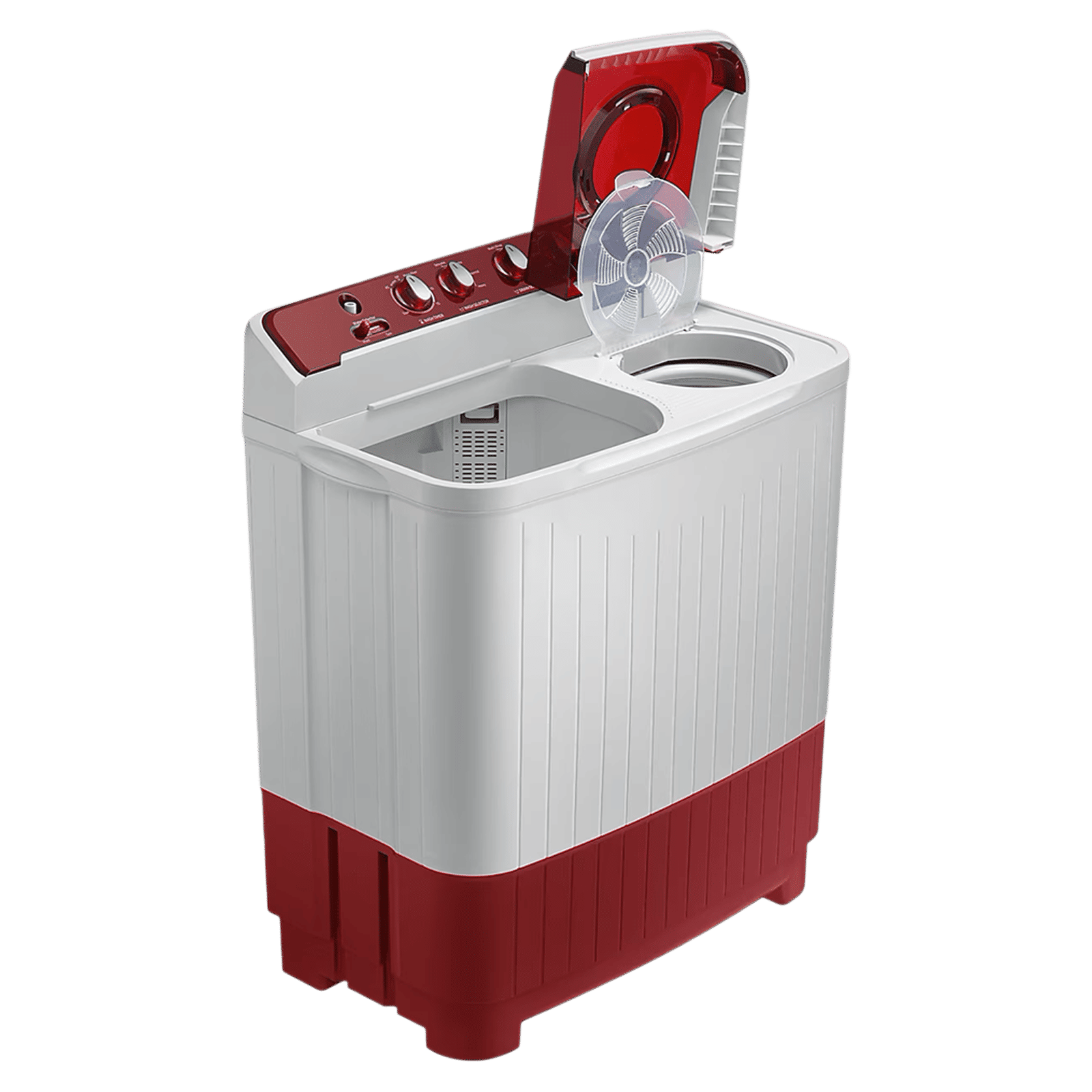 SAMSUNG 7.5 kg 5 Star Semi Automatic Washing Machine with Rat Protection (WT75B3200RR/TL, Dark Grey)