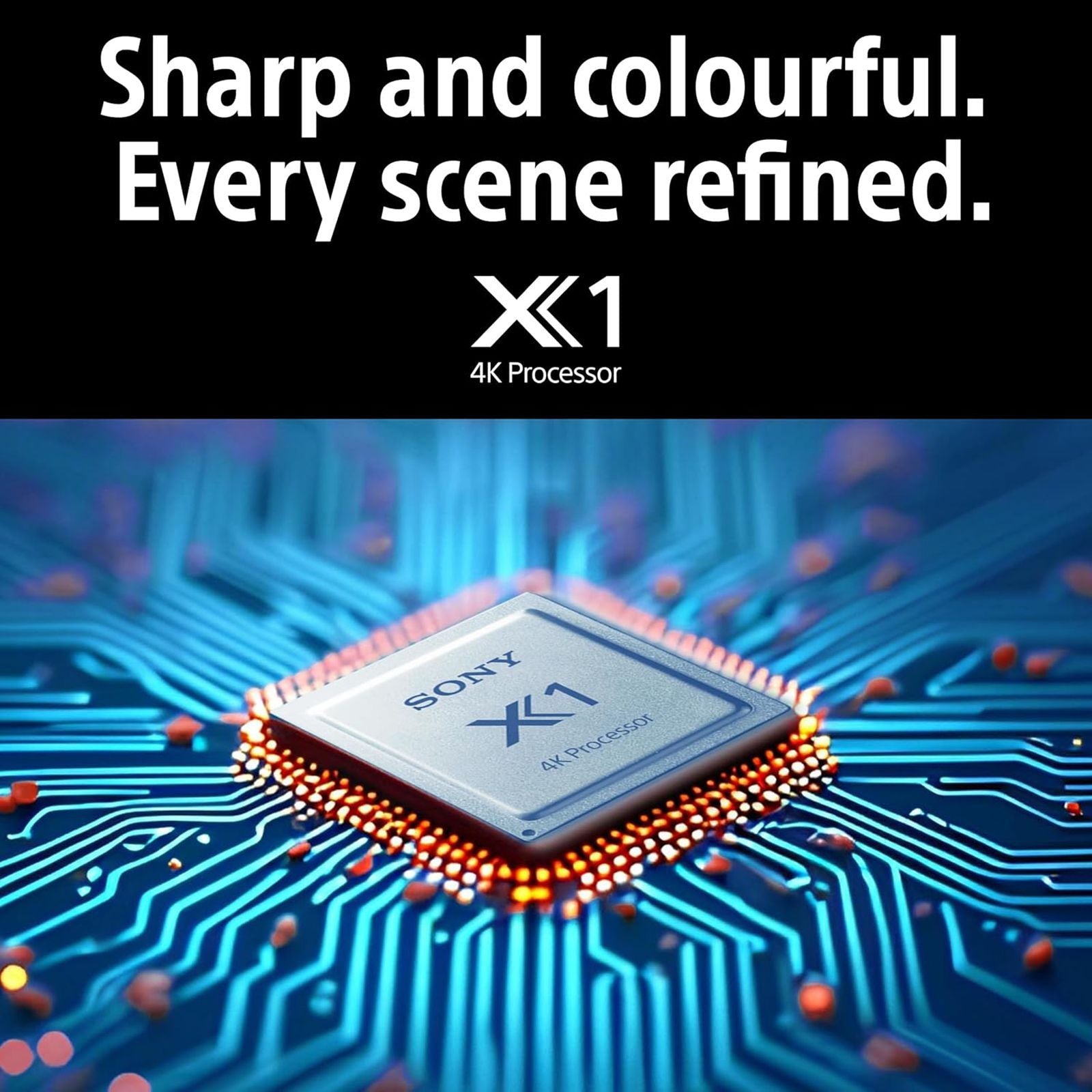 SONY BRAVIA 2 II 109.22 cm (43 inch) LCD 4K Ultra HD Smart Android TV with Google Voice Assistant (2025 model)