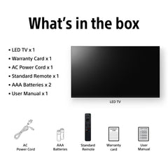 SONY BRAVIA 2 II 109.22 cm (43 inch) LCD 4K Ultra HD Smart Android TV with Google Voice Assistant (2025 model)