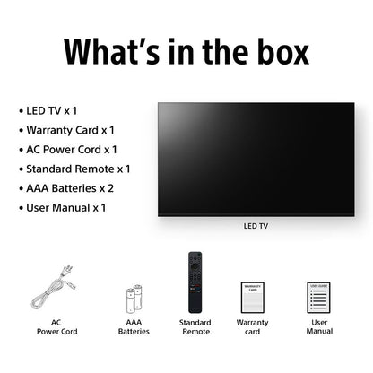 SONY BRAVIA 2 II 109.22 cm (43 inch) LCD 4K Ultra HD Smart Android TV with Google Voice Assistant (2025 model)