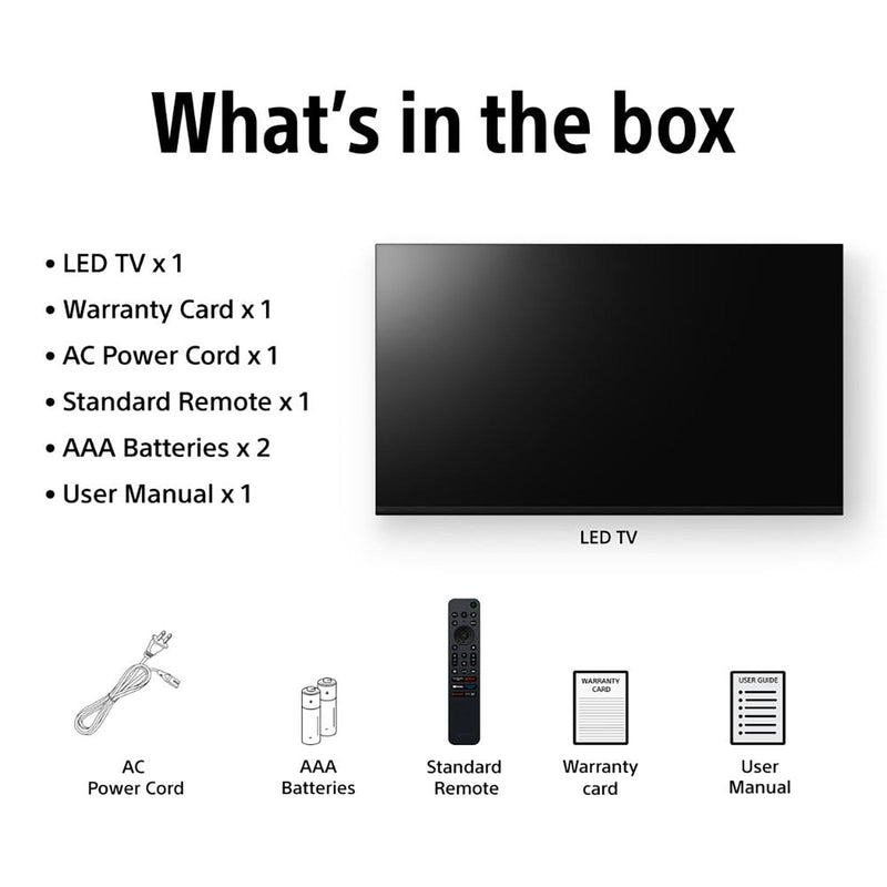 SONY BRAVIA 2 II 109.22 cm (43 inch) LCD 4K Ultra HD Smart Android TV with Google Voice Assistant (2025 model)