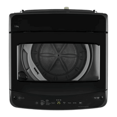 LG 7 kg 5 Star Inverter Fully Automatic Top Load Washing Machine (T70VBMB4ZD.ABMQEIL, Smart Diagnosis, Middle Black)
